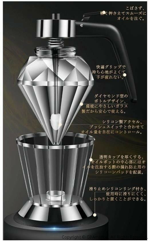ダイヤモンド型 ガラス ハニーディスペンサー ガラス製 台座付き 醤油入れ 蜂蜜入れ 200ml ハチミツ ハニーボトル はちみつ オイルボトル ディスペンサー オイルディスペンサー お酢入れ はちみつ入れ ハニーポット 液体 シンプル 容器 受け皿付き キッチン用品 おしゃれ