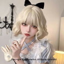 ウィッグ レディース フルウィッグ ショート 巻き髪 金髪 ぱっつん前髪 前髪あり 可愛い かわいい 大人用 コスプレ ロリータ ゴスロリ コスチューム 原宿風 仮装 超自然 かつら wig Lolita 小顔 文化祭 イベント 学園祭 ハロウィン
