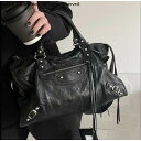 トートバッグ レディース ショルダーバッグ ギャル系 エディターズバッグ 2way バレンシアガ風 おしゃれ 送料無料 ファスナー付き 大きめ 通勤 鏡付き