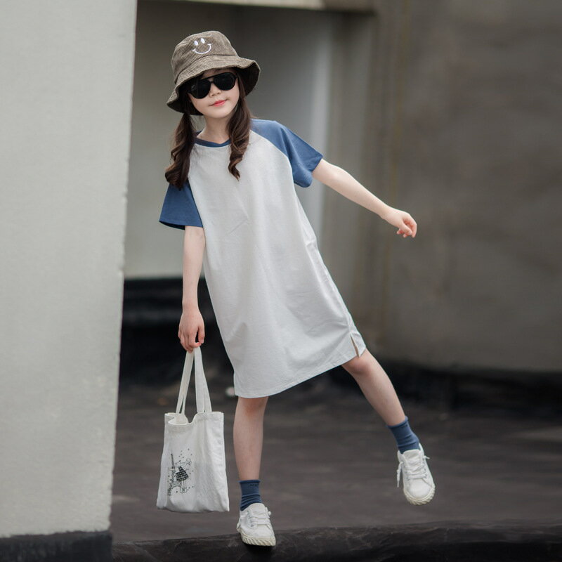 Tシャツワンピース Tシャツ 韓国子供服 親子...の紹介画像2