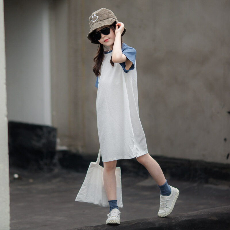 Tシャツワンピース Tシャツ 韓国子供服 親子...の紹介画像3
