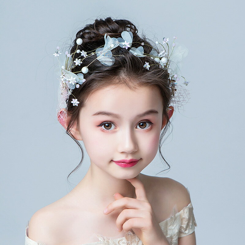2本セット 髪飾り ヘアクリップ 花 子供 発表会 子供ドレス 七五三 アクセサリー ...