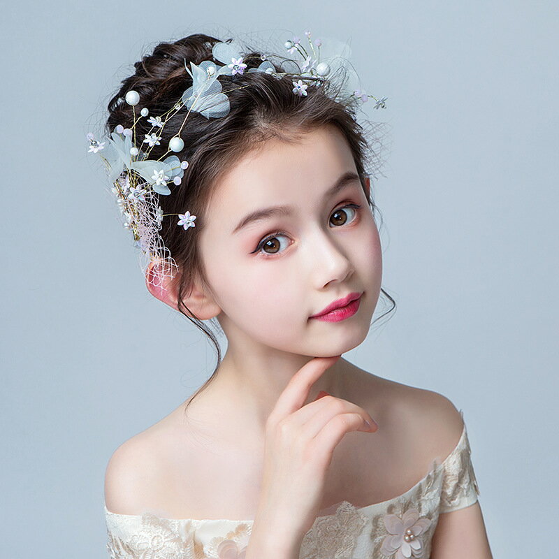 2本セット 髪飾り ヘアクリップ 花 子供 発表会 子供ドレス 七五三 アクセサリー ...