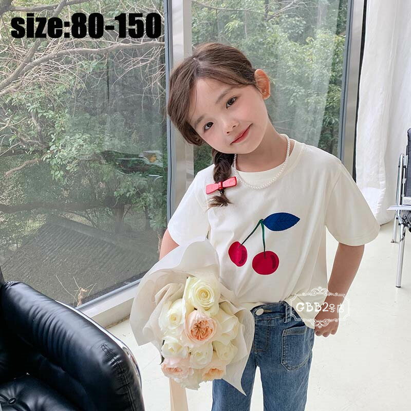 樂天商城 - 韓国子供服 Tシャツ 半袖 キッズ 女の子 ベビー服 半袖tシャツ プリント トップス 夏服 こども 可愛い きれいめ 通園 通学 単品売り 80 90 100 110 120 130 140 150cm