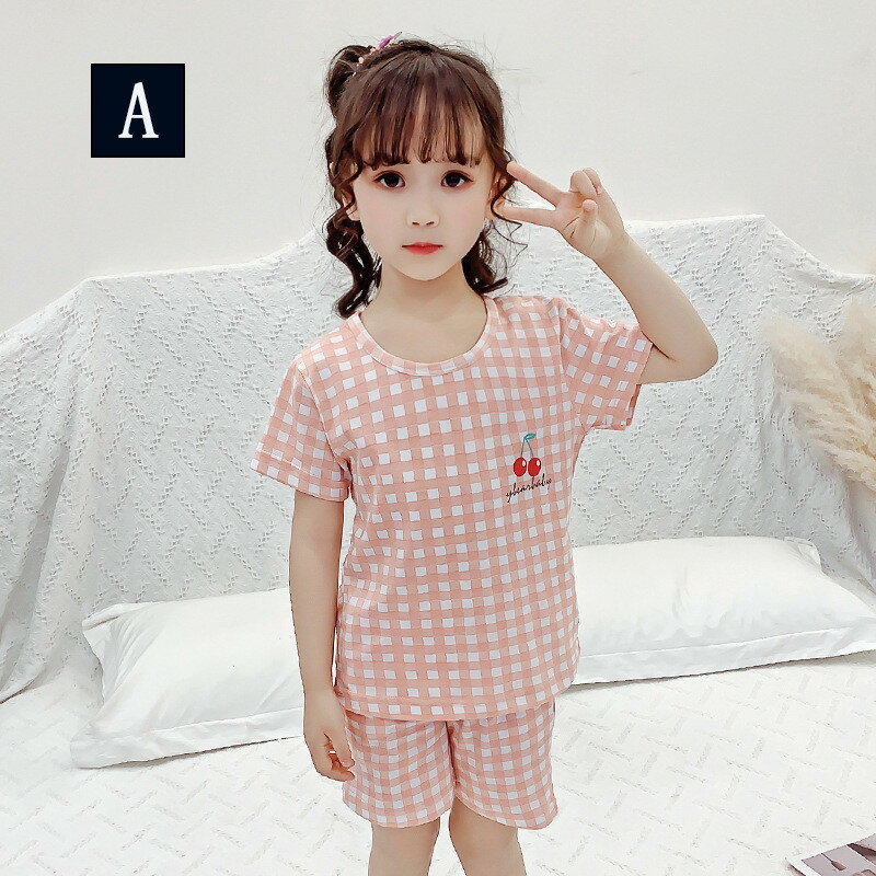キッズ パジャマ 子供パジャマ 女の子 ベビー 夏 薄手 トップス+半ズボン 半袖 チ...