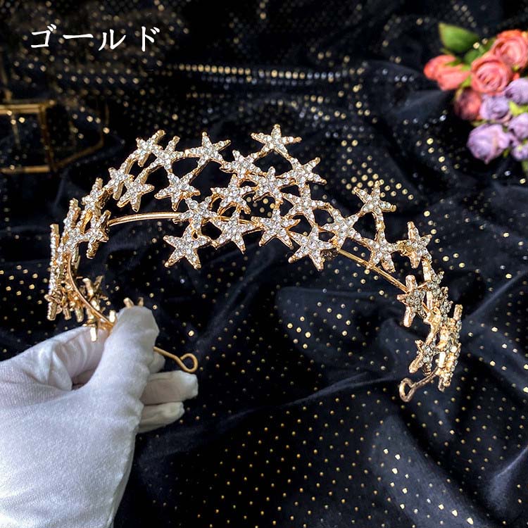 髪飾り カチューシャ 星 子供 発表会 子供ドレス 七五三 アクセサリー 子供用小物 ...