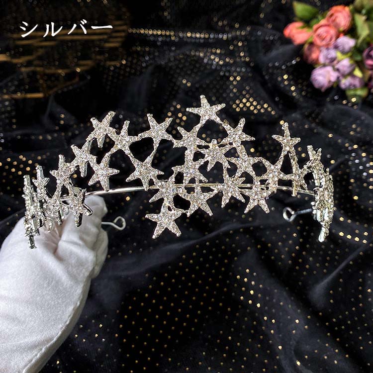 髪飾り カチューシャ 星 子供 発表会 子供ドレス 七五三 アクセサリー 子供用小物 ...