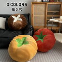 【送料無料】クッション フロアクッション 座布団 洗える ラウンドクッション 大きい抱き枕 インテリア ターコイズ 円形クッション 蒲団 丸型クッション 畳 柿...