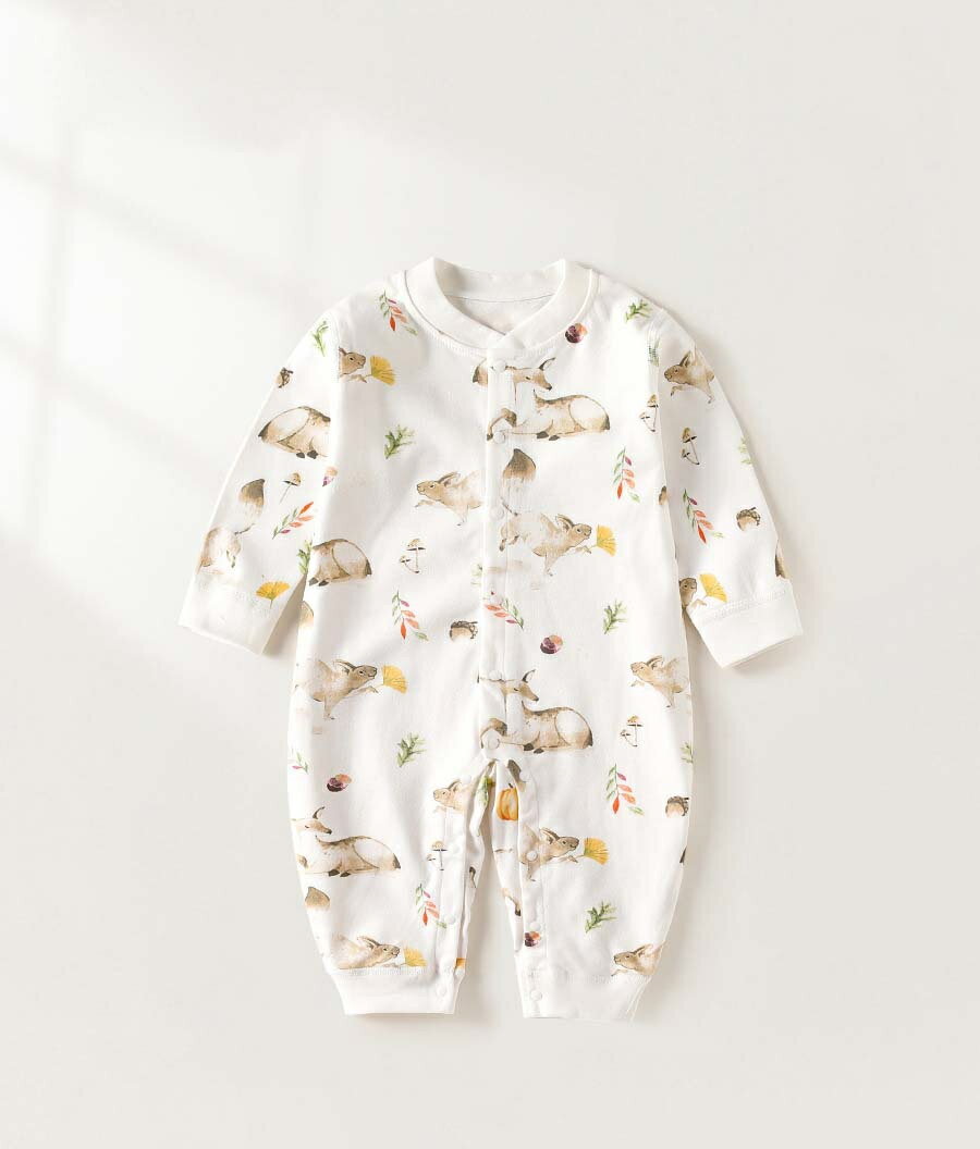 ロンパース 長袖 綿100％ ベビー服 女の子 男の子 カバーオール キッズ 春秋 子供服 新生児 赤ちゃん おしゃれ 可愛い 66 73 80 90cm 子ども服 ルームウェア 部屋着 パジャマ 誕生日 出産お祝い プレゼント 出産準備 入園 保育園 お出かけ 送料無料