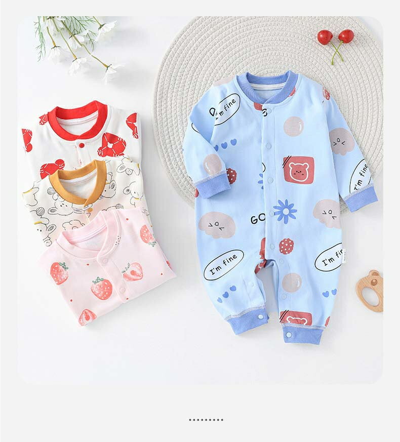 11色 ロンパース 長袖 綿 ベビー服 女の子 男の子 カバーオール キッズ 新生児 赤ちゃん 子供服 春夏秋冬 おしゃれ 可愛い 59 66 73 80 90cm 子ども服 ルームウェア 部屋着 パジャマ 誕生日 出産お祝い プレゼント 初節句 食い初め 出産準備 入園 保育園 お出かけ 送料無料 2