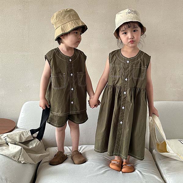 セットアップ ワンピース キッズ 子供服 女の子 男の子 夏服 韓国子ども服 シャツ ショートパンツ ジュニア おしゃれ…
