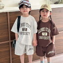 セットアップ キッズ 兄妹 子供服 ジャージ 上下セット ジュニア ベビー服 女の子 男の子 tシャツ 綿 半袖 ショートパンツ おしゃれ 可愛い スポーツ ト...