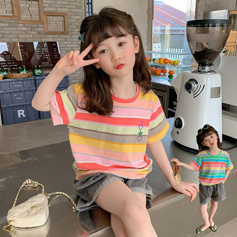 樂天商城 - Tシャツ キッズ 女の子 男の子 半袖 ベビー服 tシャツ 子供服 トップス ジュニア 綿 コットン カットソー 夏服 ユニセックス 子ども服 赤ちゃん おしゃれ 可愛い 幼稚園 小学生 110cm 120cm 130cm 140cm 150cm 160cm 誕生日 プレゼント シンプル 送料無料