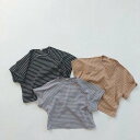 Tシャツ キッズ 男の子 女の子 ベビー服 tシャツ 綿 コットン 子供服 トップス ジュニア カットソー ストライプ 夏服 ユニセックス 子ども服 赤ちゃん お着替え おしゃれ 可愛い 幼稚園 小学生 80cm 90cm 100cm 110cm 120cm 130cm 誕生日 プレゼント シンプル 送料無料(4)