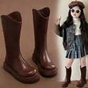 ロングブーツ キッズ 裏起毛 子供 靴 女の子 ブーツ ジュニア ベビー 防寒 暖かい 子供ブーツ シューズ 春秋冬 おしゃれ 可愛い フォーマル靴 入学式 卒...