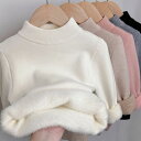 ニット セーター キッズ ベビー 裏起毛 ベビー服 女の子 男の子 冬着 トップス 長そで 子供服 ユニセックス 暖かい カットソー 洗える ジュニア 赤ちゃん...