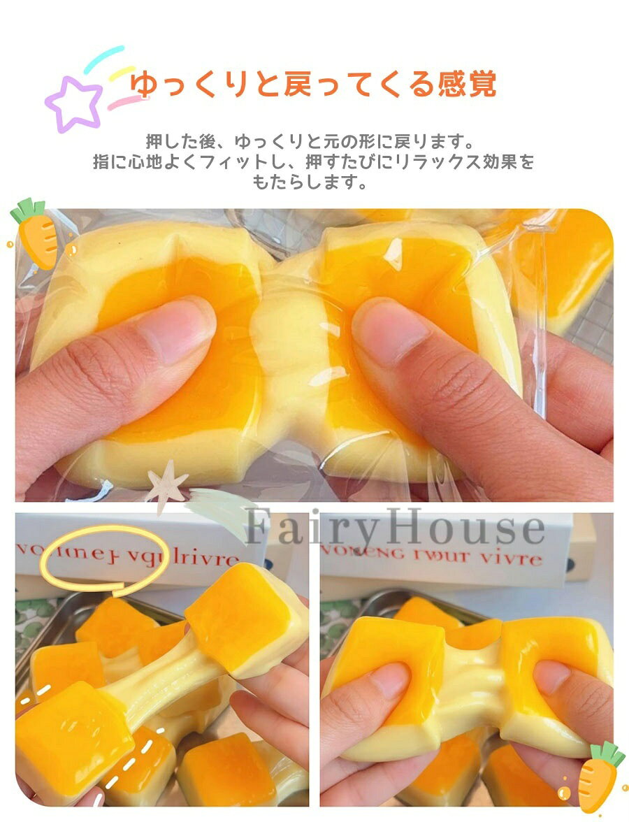 【10%OFFクーポン】スクイーズ 大サイズ 中サイズ 低反発 おもちゃ かわいい 握る ストレス解消 もちもち おしゃれ オシャレ Y2K 握って遊ぶ パ そっくり パン ケーキ スイーツ メロジョイ スクイーズ 大福 gbb2-10025192 GBB2号店 サンプル画像3
