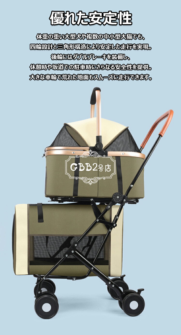 �ڥåȥ����� ¿Ƭ �岼2�ʼ� ʬΥ�� �ڥåȥХ��� �ޤꤿ���� ���� ���ѥ٥ӡ����� ����ѥ��ȼ�Ǽ �ڥåȥ���꡼�Хå� 4�� ����360���ž ���إ֥졼���դ� ������ �淿�� ��ǭ���� �Ѳٽ�20KG ¿Ƭ�����б� ���Ф��� ���� �̱� ����� �ɥå������� �Ȥ�Ω�ƴ�ñ