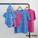 ベビー服 女の子 男の子 おしゃれ 兄弟 ペアルック お揃い 親子 ペアtシャツ ベビー 赤ちゃん プリント 半袖 ロンパース Tシャツ 親子ペアルック ベビー