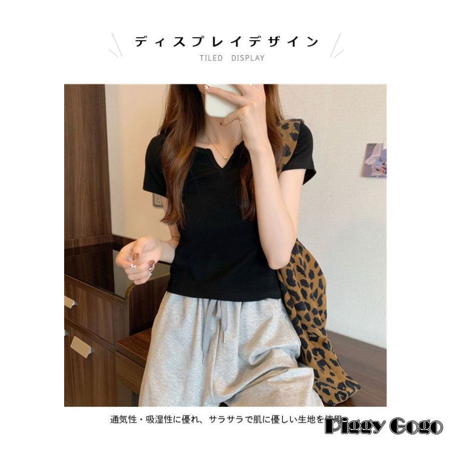 Tシャツ 半袖 レディース 夏 Tシャツ 細身 カットソー クルーネック 半袖Tシャツ オフィス 夏Tシャツ 無地 トップス ホワイト ブラック 女性 白Tシャツ 無地Tシ