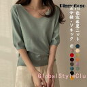 カットソー トップス レディース Tシャツ 夏 Vネック VネックTシャツ 無地 柔らかい おしゃれ 薄手 肌触り 女子 きれいめ 部屋着 涼しい