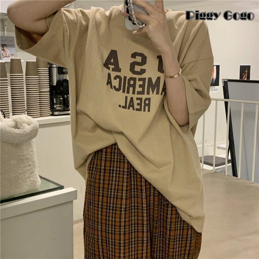 Tシャツ 半袖 ゆるTシャツ トップス 英字 半袖Tシャツ ゆったり レディース