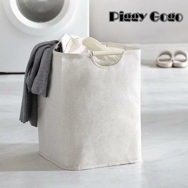 洗濯カゴ 折りたたみ 深型 折りたたみ 収納バスケット かご 洗濯物入れ 取っ手付き 脱衣かご 北欧風 自..