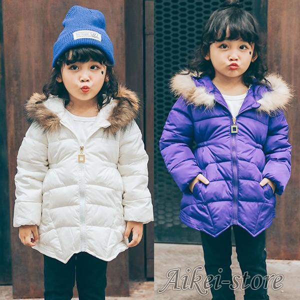 子供服 女の子 男の子 中綿ジャケット 韓国子供 キッズ 防寒 ジャケット アウター 女児 男児 ファーコ..