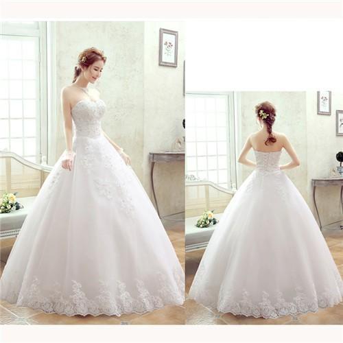 ウエディングドレスロング二次会パー...