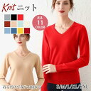 レディース秋服 ニット トップス レディース 春新作 柔らかい シンプル ベーシック 伸縮性 長袖 セーター