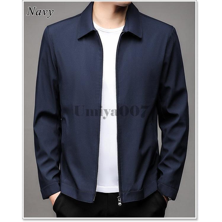 「2024新品発売」 ジャンパー メンズ ブルゾン 薄手 春 秋 カジュアル ビジネス ブランド おしゃれ 40代 50代