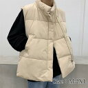 中綿ベスト ダウンベスト ベスト メンズ 立ち襟 ジャケット コート 秋冬 アウター 軽量 防寒 袖なし トップス アウター 通勤 通学 無地