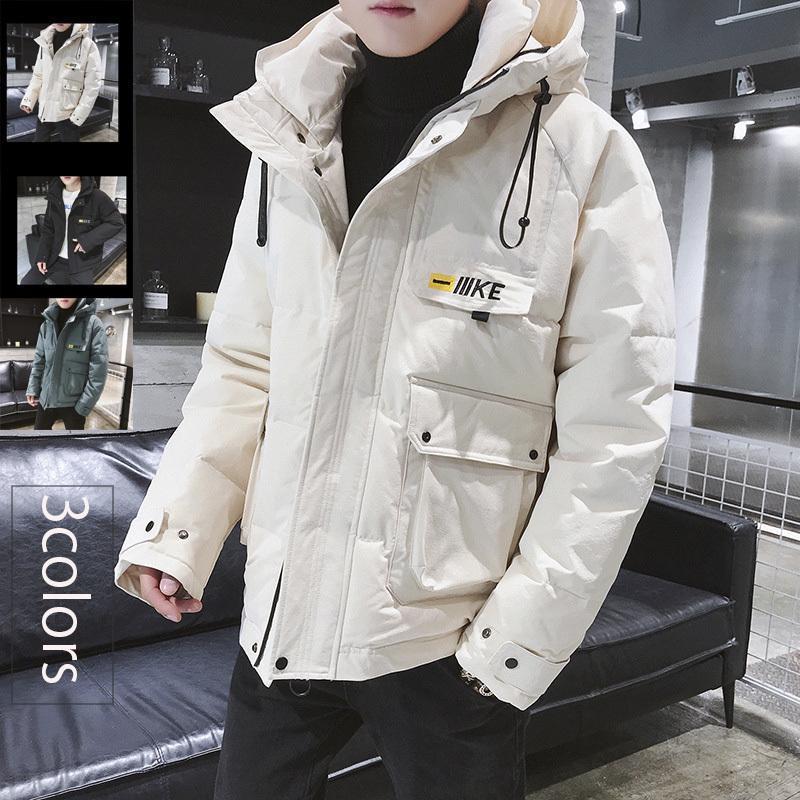 ダウンコート メンズ アウトドア 暖かい ロングダウンジャケットファスナー 秋冬 アメカジ 保温　防寒 L~4XL 冬新品　帽子付き