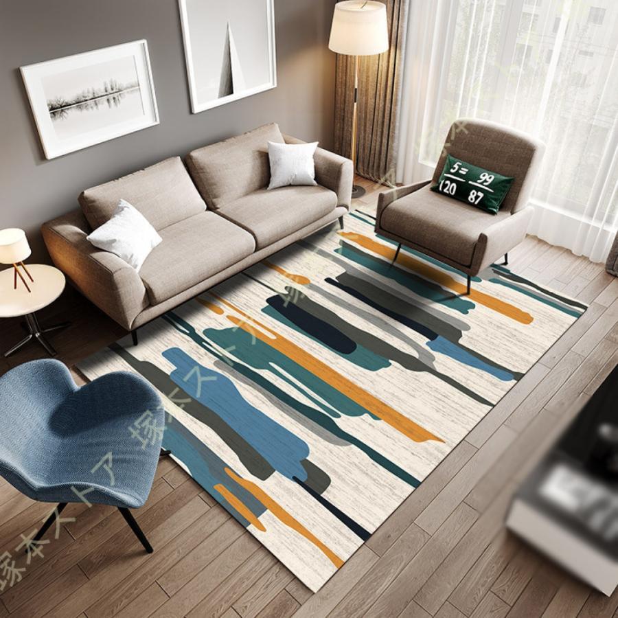 絨毯 じゅうたん ラグ 低反発 抗菌 おしゃれ ラグマット カーペット 西海岸 アメリカン ナチュラル 防..