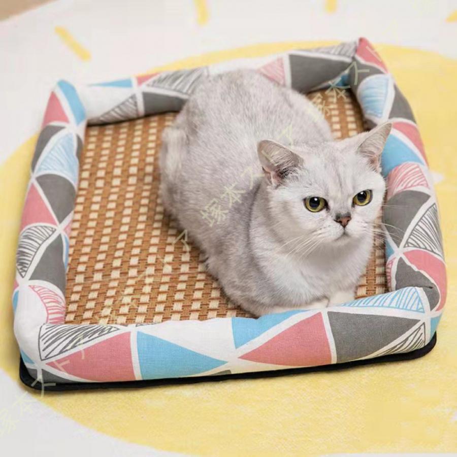 ペットベッド ペットソファ 猫用 犬用ベッド 寝床 通年タイプ 洗える 柔らかい ふわふわ 中小型犬/猫用..