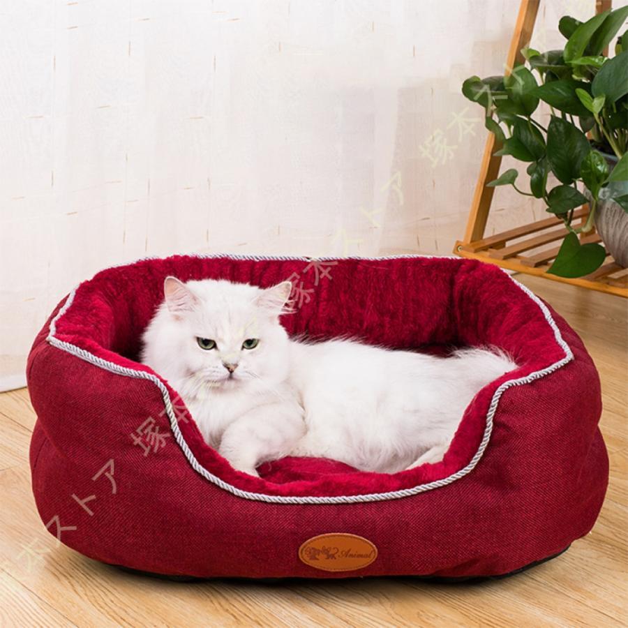 ペットベッド 犬用ベッド 猫用ベッド ぐっすり快眠 クッション ペットソファー 丸洗い ペットクッション マット 秋冬 小型犬 中型犬 猫 洗える ラウンド型