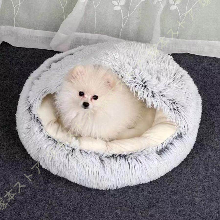 ペットベッド ふわふわ 冬用 丸型 洗える 犬 猫 クッション ベッド ふわふわ ペット用クッション ペット用品 あったか 小型犬 子犬 ベッド ペット用ベッド 猫