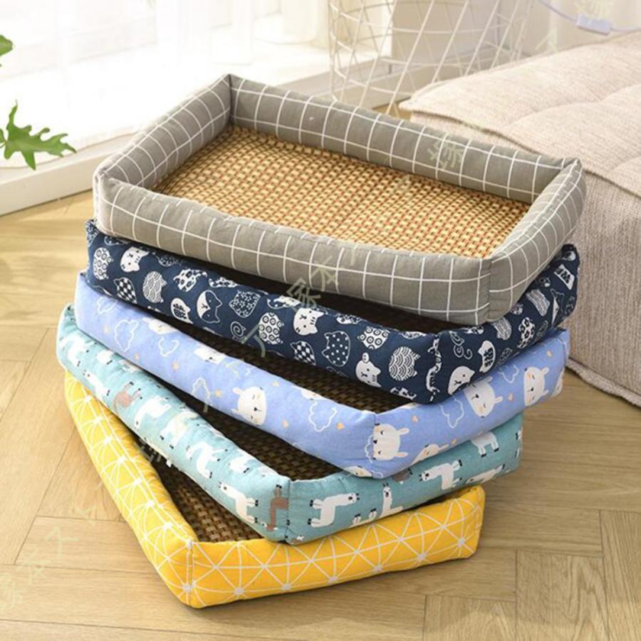 ペットベッド 犬 猫 犬ベッド 夏 ペットマット 小型 クッション マット 洗える 冷却シート 犬用 ペット..