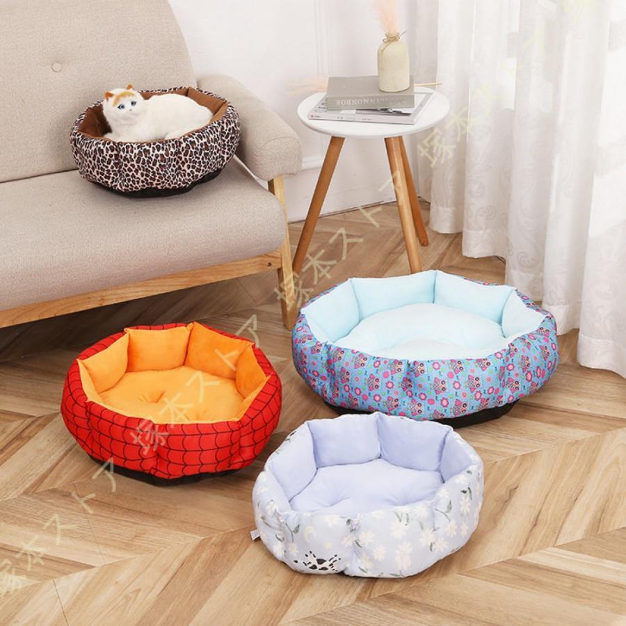 猫 ベッド ペットベッド 丸型 ペット用品 ペット クッション 猫 ベッド ケージ用 小型犬 ベッド ペット..