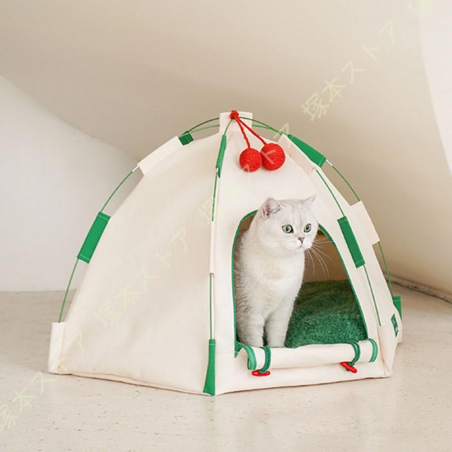 猫 テント 犬 テント ペットテント 猫 ベッド 犬 ベッド 室内 犬小屋 猫小屋 犬猫兼用 テント型 ペットハウス 折りたたみ おしゃれ 冬 夏 可愛い 柔らか