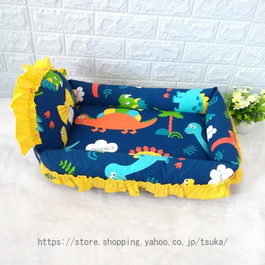 ペットベッド 布団 春秋冬 ベッド マルチカバー ペット用品 洗える 洗濯可 プリンセスベッド 小型ペッ..