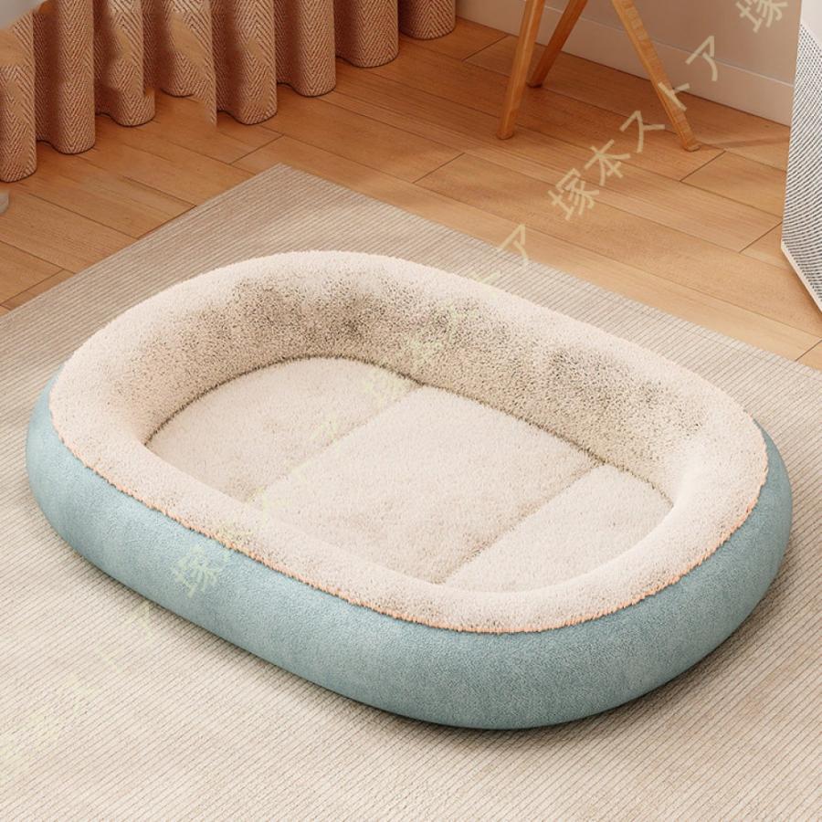 ペットベッド ペットクッション 猫ベッド 犬ベッド 寝床 ペット用品 冬 寝袋 ネコ イヌ あったか 丸洗..
