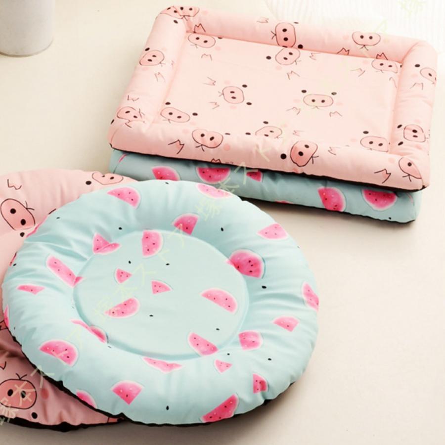 ペットベッド 夏用 涼しい 犬 猫 ベッド クッション 屋内 可愛い 滑り止め 洗える 小型犬 中型犬 夏用..