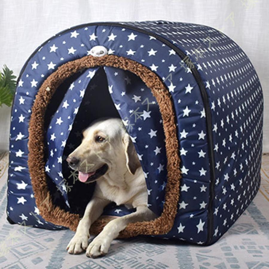 ペットハウス 犬ハウス 猫 犬 ベッド 犬小屋 クッション 猫ハウス 猫の家 ペットマット 室内用 ペット..