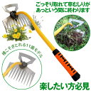 【広範囲を1度で刈れる】 草取り 道具 草刈り 草抜き 鎌 鍬 器具 根っこ 雑草抜き 雑草取り 11歯 草むしり 雑草 草 ざっそう くさ 畑 根こそぎ 除草 畑 くさかり 庭 掃除 清掃 駐車場 家庭菜園 ガーデニング 花壇 耕運 耕うん 器 農業 園芸 園芸用品 ガーデン