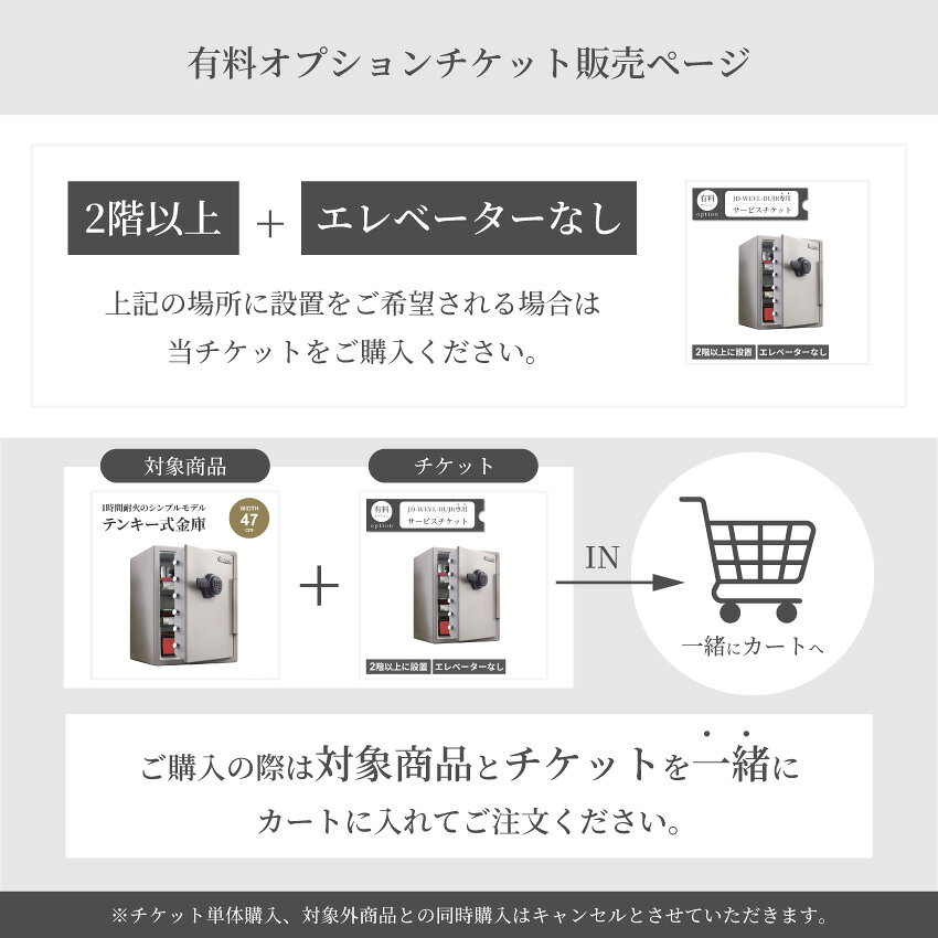 GBFT Interiorの2階以上・エレベーターなし設置チケット【JD-WEVL-DUJR専用】｜アングル2