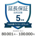【5/5限定最大2000円OFFクーポン発行&エントリーでP4倍!更に全商品ポイント3倍!】 Apple製パソコン・タブレット自然故障保証【5年に延長】80,0...