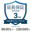 【5/5限定最大2000円OFFクーポン発行&エントリーでP4倍!更に全商品ポイント3倍!】 Apple製パソコン・タブレット自然故障保証【3年に延長】80,0...