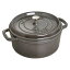 y{KizyUۏ؃VAio[tz XgEu Staub sRERRbg Eh O[ 22cm IHΉ 40509-307   z[[ La Cocotte Round