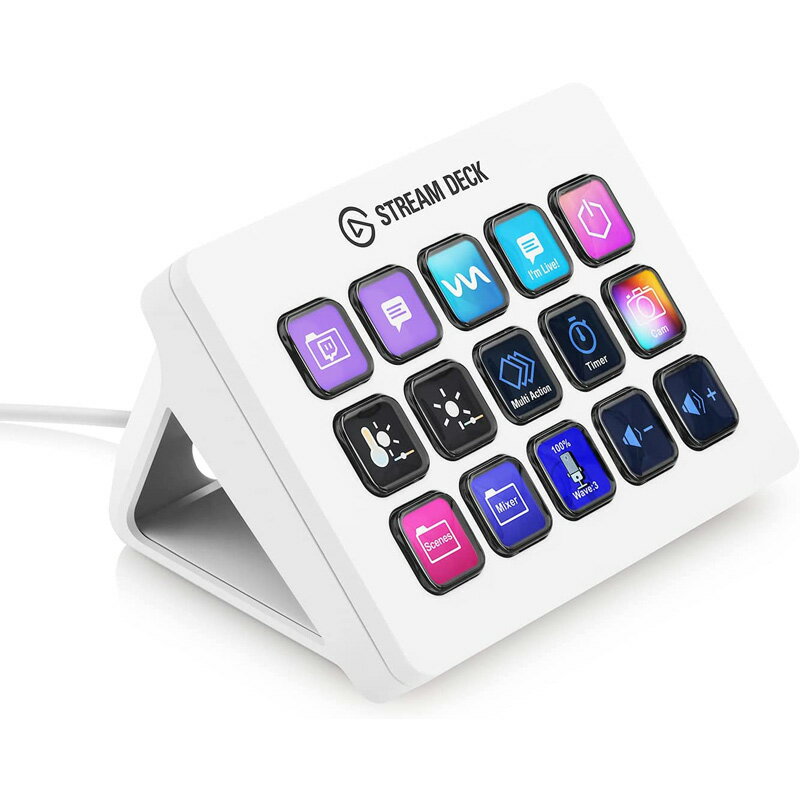 【まもなく終了！エントリーで最大ポイント15倍！】 エルガト ストリームデック Elgato Stream Deck MK2 White